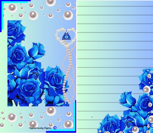 Blue Rose Intuitive Makeshift Oracle Deck (Featured Curated Reader) USA